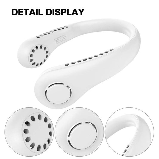 BreezeGo™ — Portable Wearable Neck Fan