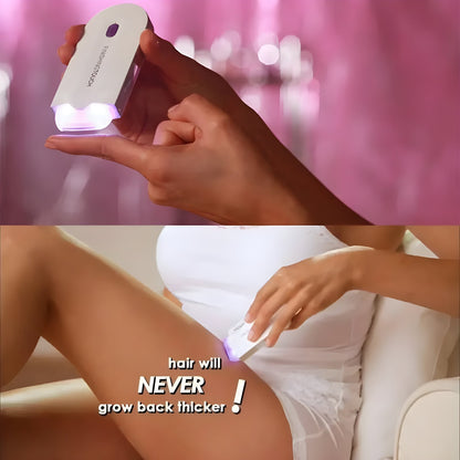 Rechargeable Painless Epilator – Facial & Body Hair Remover