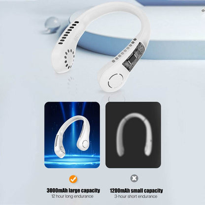 BreezeGo™ — Portable Wearable Neck Fan