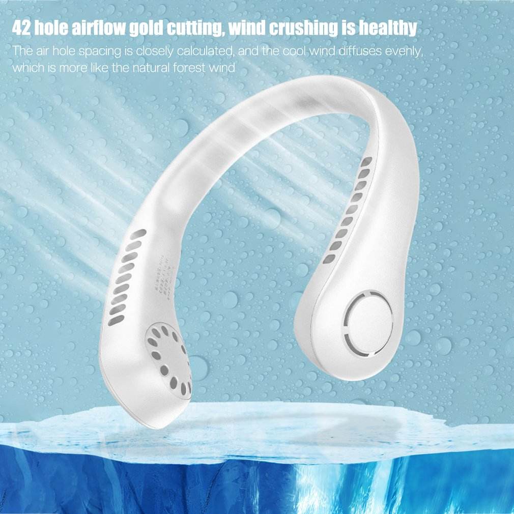 BreezeGo™ — Portable Wearable Neck Fan